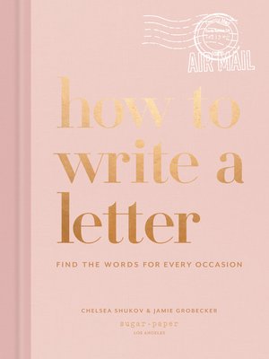 cover image of How to Write a Letter